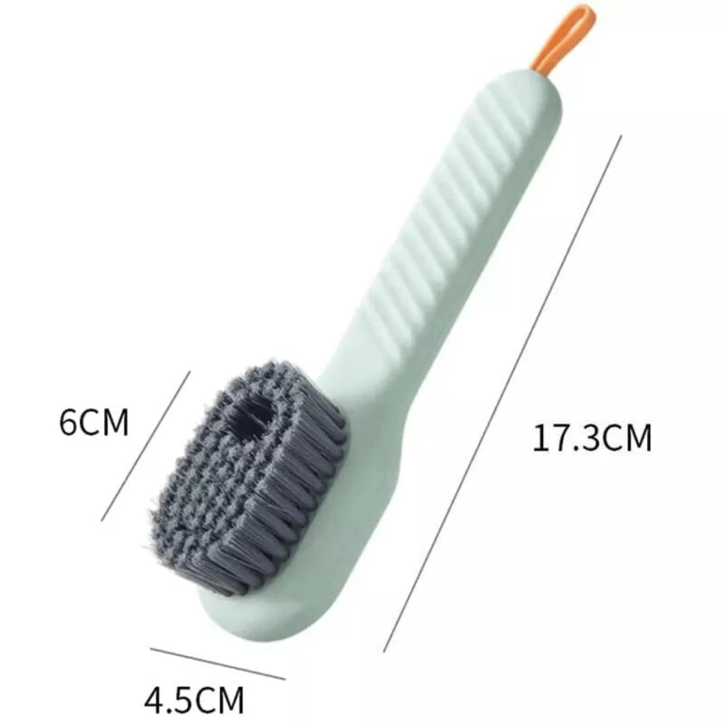 Multifunctional Shoe Brush with Liquid Box, Household Soft Fur Liquid Cleaning Shoe Brush
