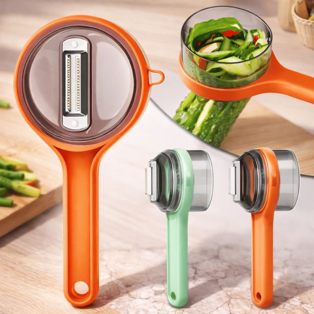 Multi‑Functional Vegetable & Fruit Peeler Easy Kitchen Tool (Random Colour)