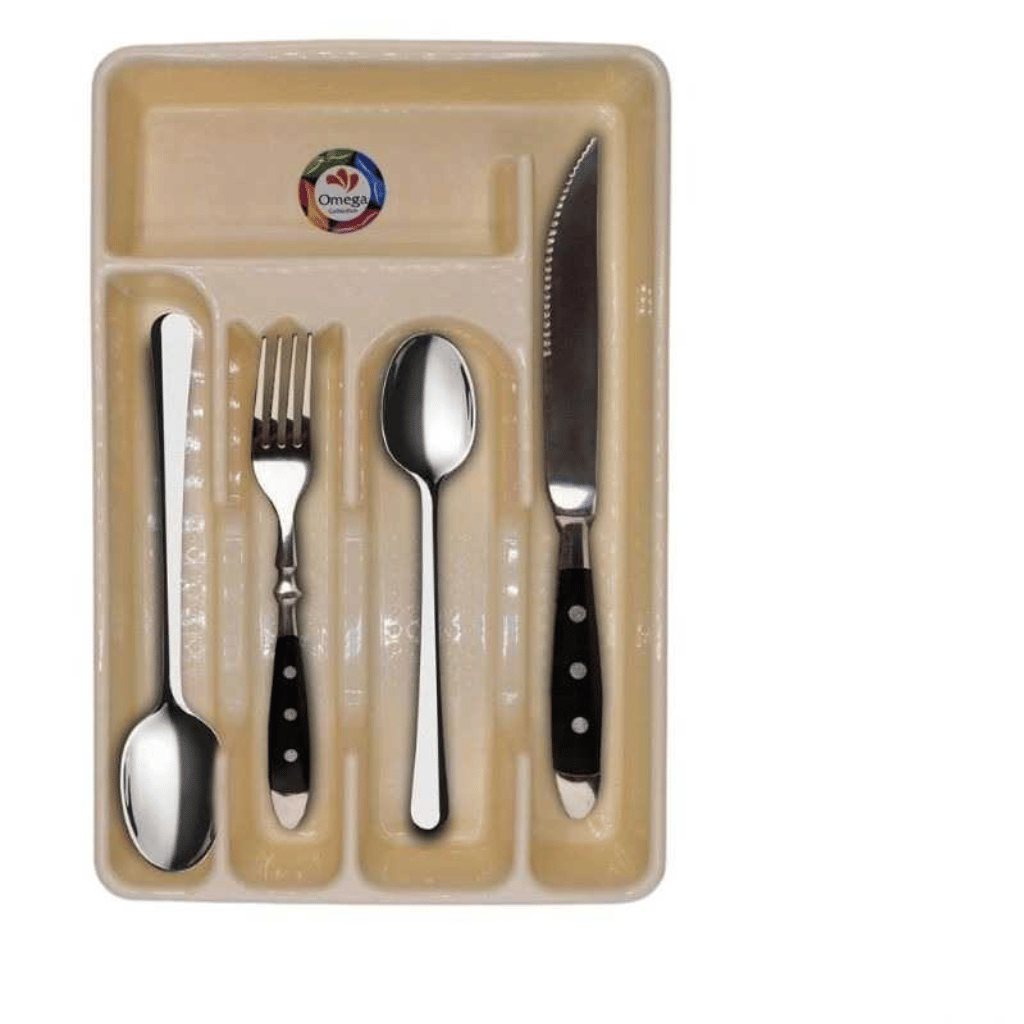 Omega Collection Cutlery Tray Premium Plastic Kitchen