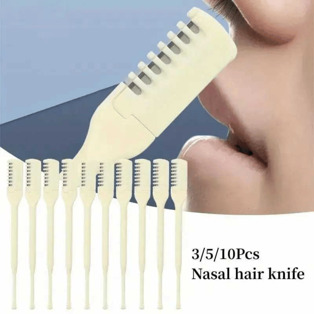 Pack of 2 Nose Hair Remover 360 Rotating Nasal Clippers Nose Hair Trimmer