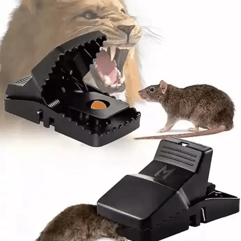 Pack Of 3 Durable Mouse Trap Reusable Rodent Catcher For Home, Kitchen