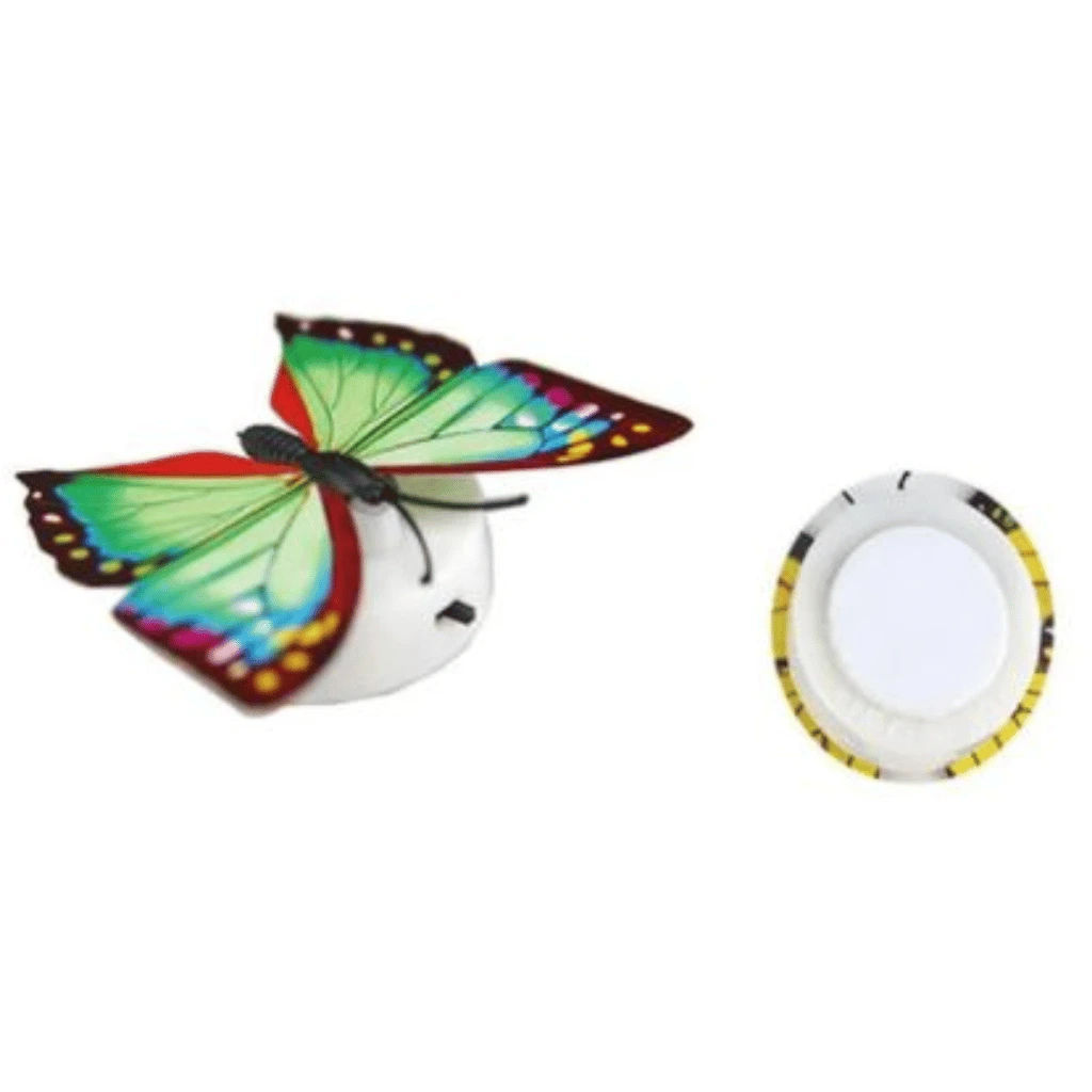 PACK of 5 Color Changing Glow In The Dark Led Butterflies For Kids Room