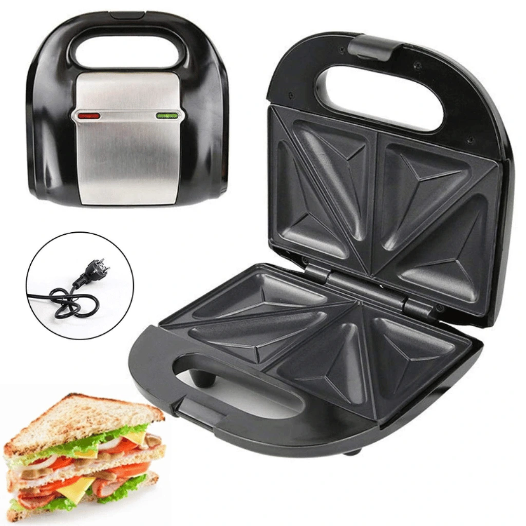 Philips Portable Sandwich Maker for Home 2-Slice Non-Stick with Heat Indicator