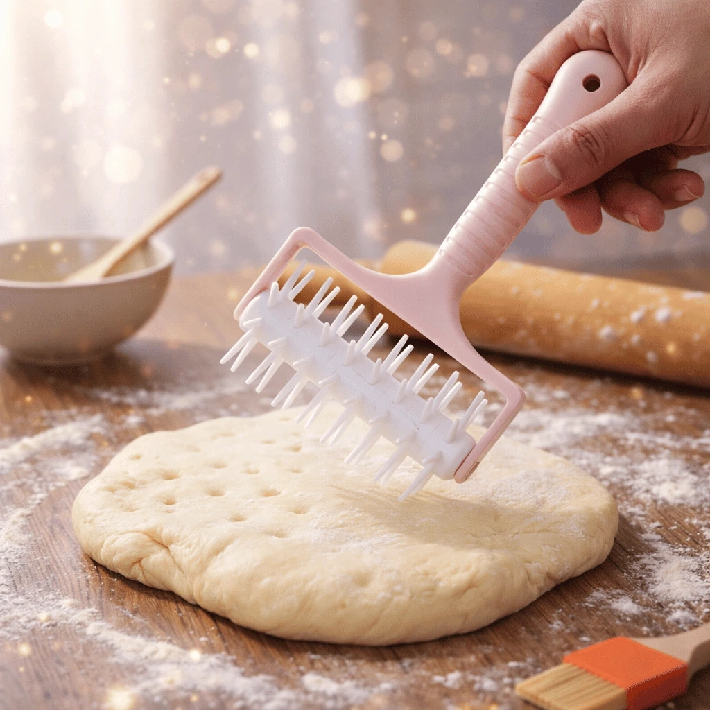 Pizza Dough Docker Roller – Premium Dough Hole Maker Tool for Pizza