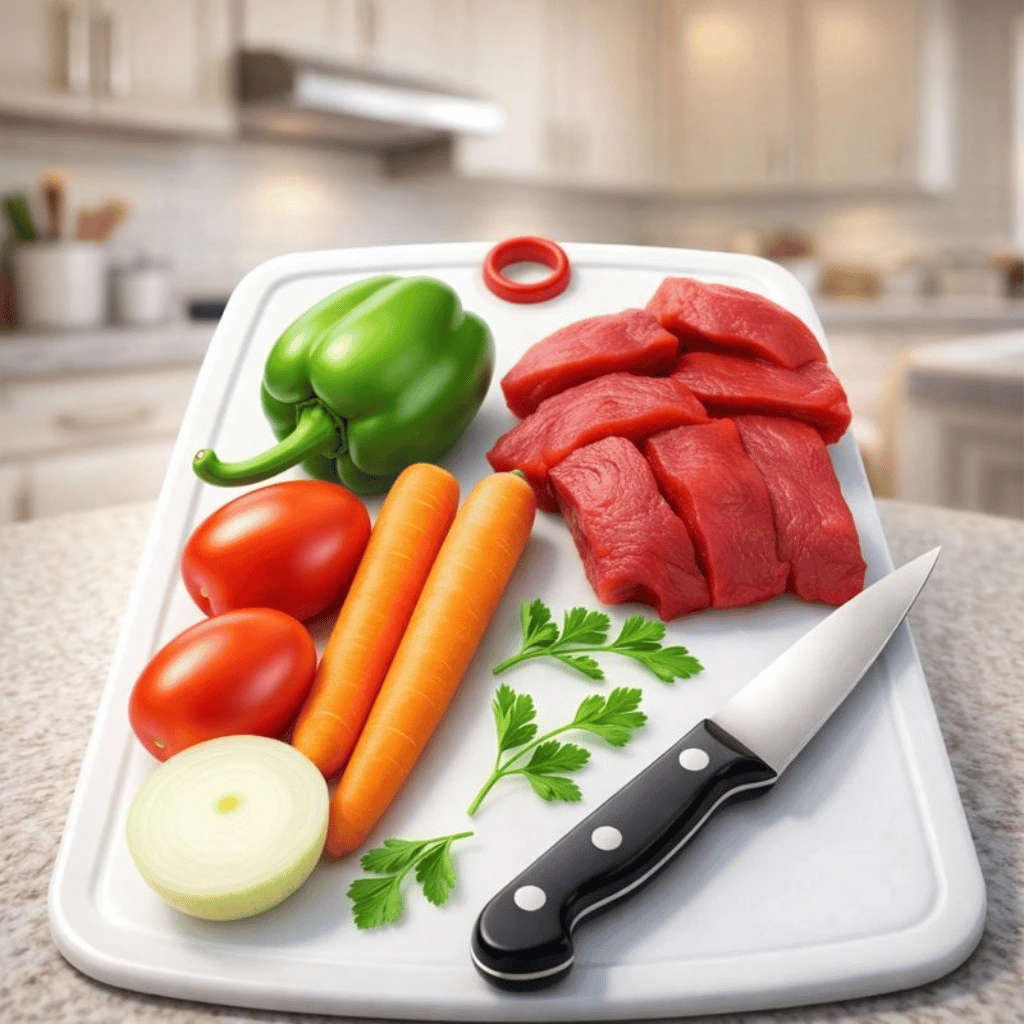 Plastic Cutting Board Chopping for Kitchen (Small Size)
