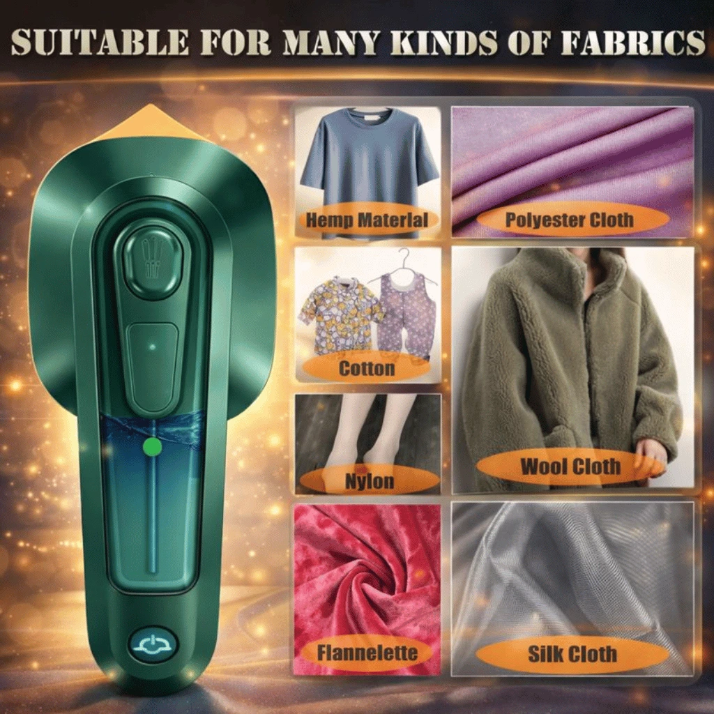 Portable Mini Electric Steam Iron Easy Operation Reliable Daily Use