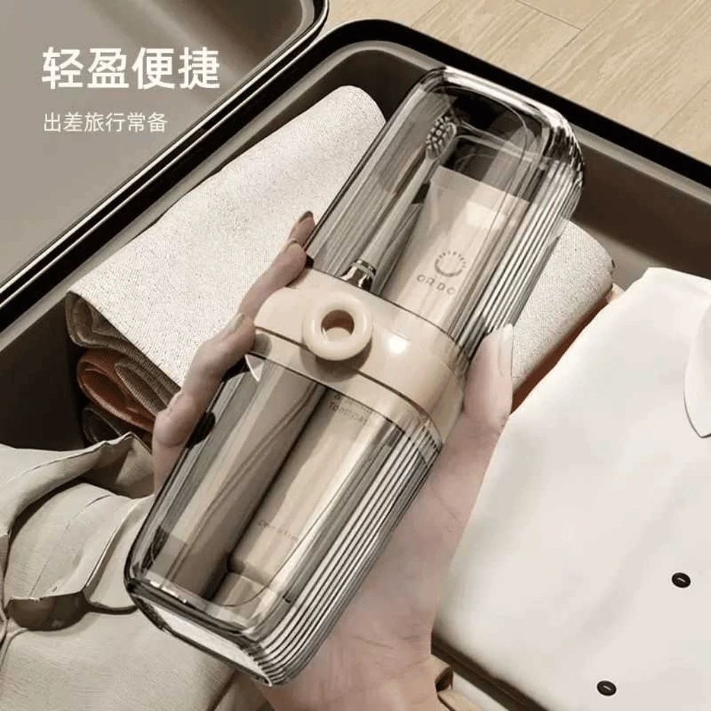 Portable Travel Makeup Brush Holder – Silicone Organizer