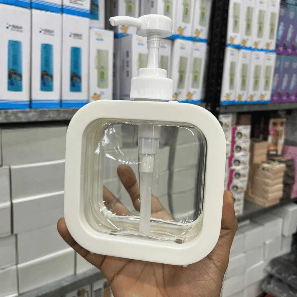Portable Soap Dispenser Clear Dish Liquid Squeeze Bottle