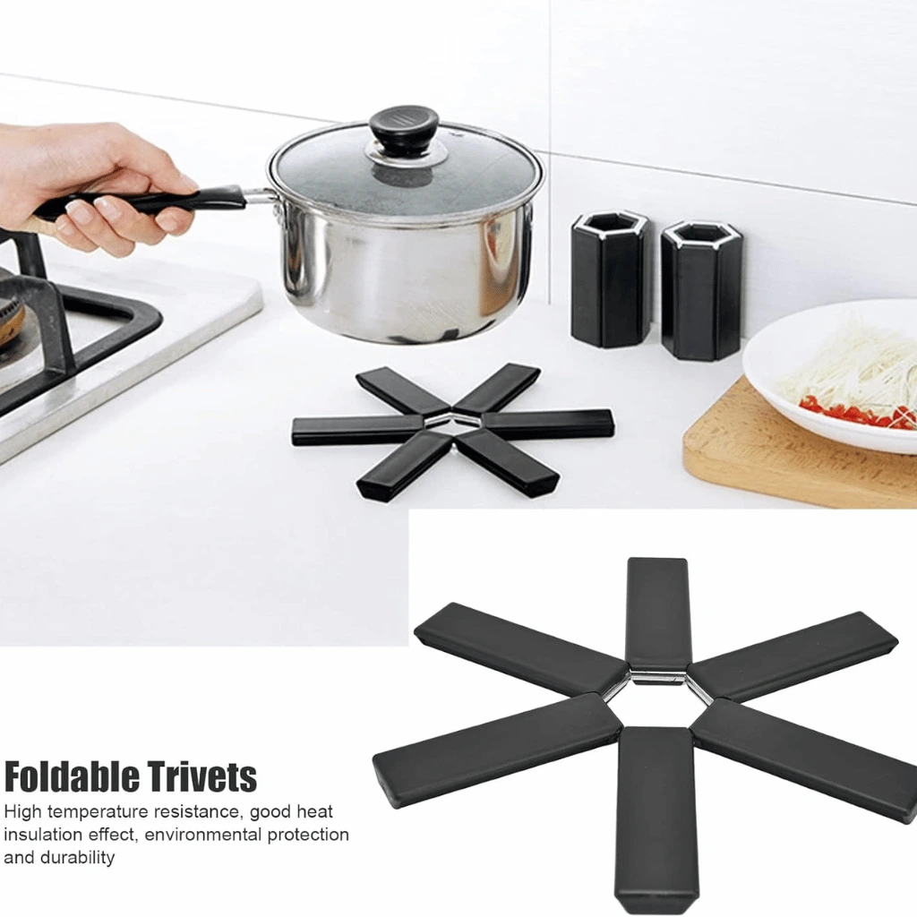 Premium Folding Silicone Pot Mat – Heat-Resistant, Non-Slip