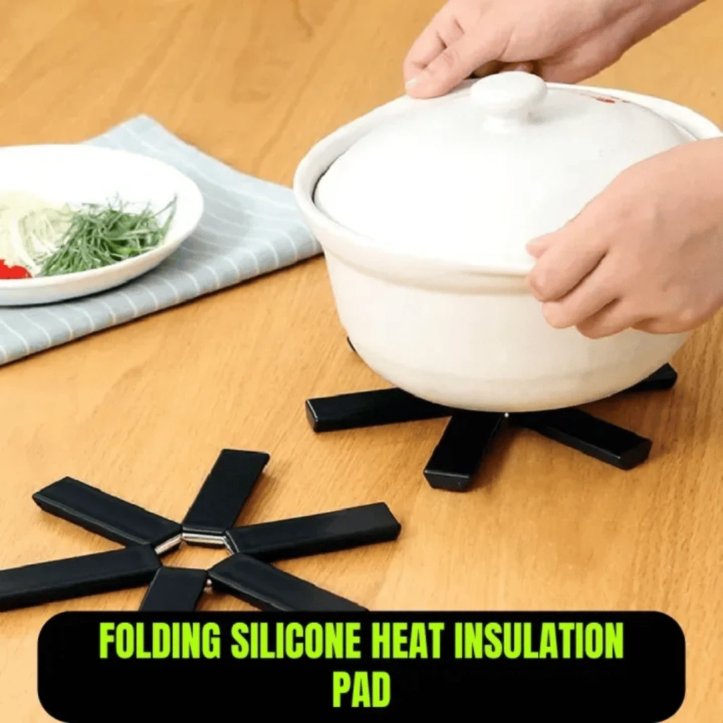 Premium Folding Silicone Pot Mat – Heat-Resistant, Non-Slip