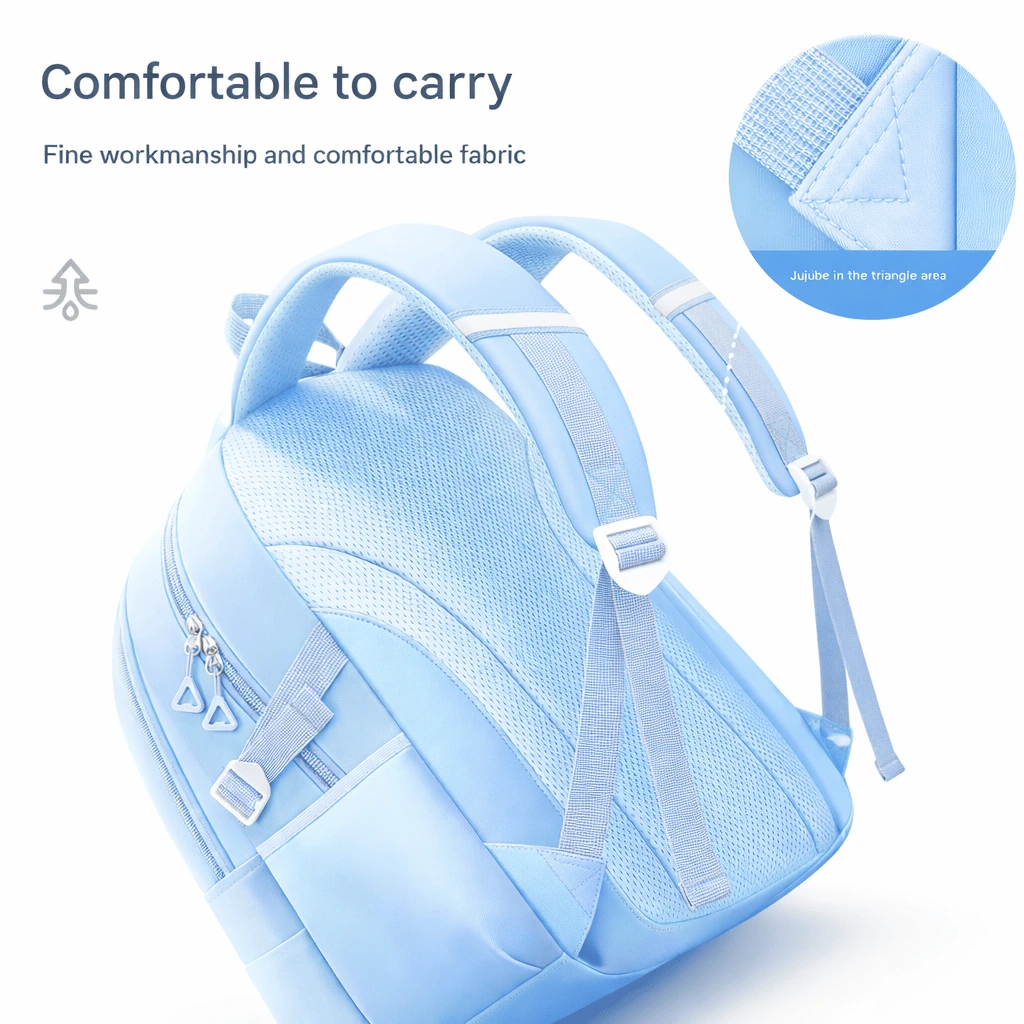 Premium School Bag Waterproof Backpack ( 43cm x 30cm )