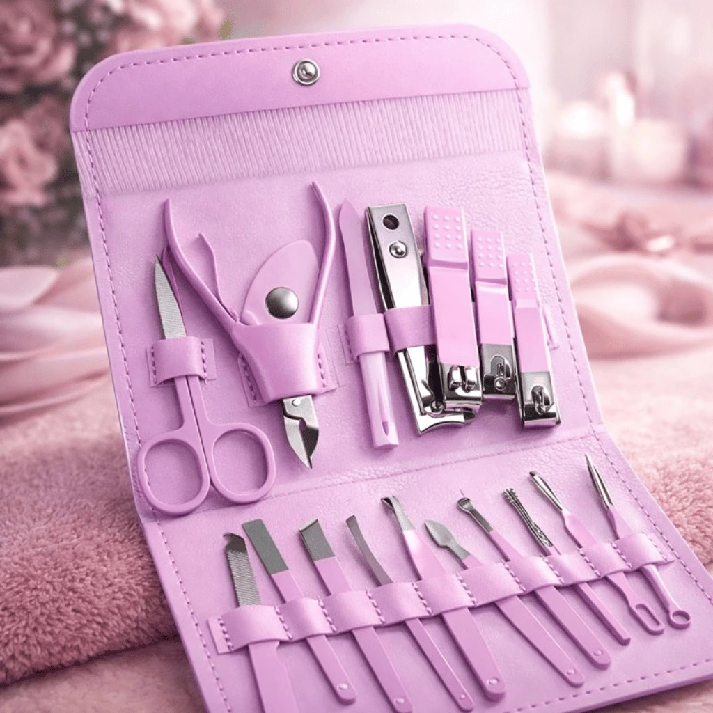 Professional Manicure Set โ Complete Nail Care Grooming Kit