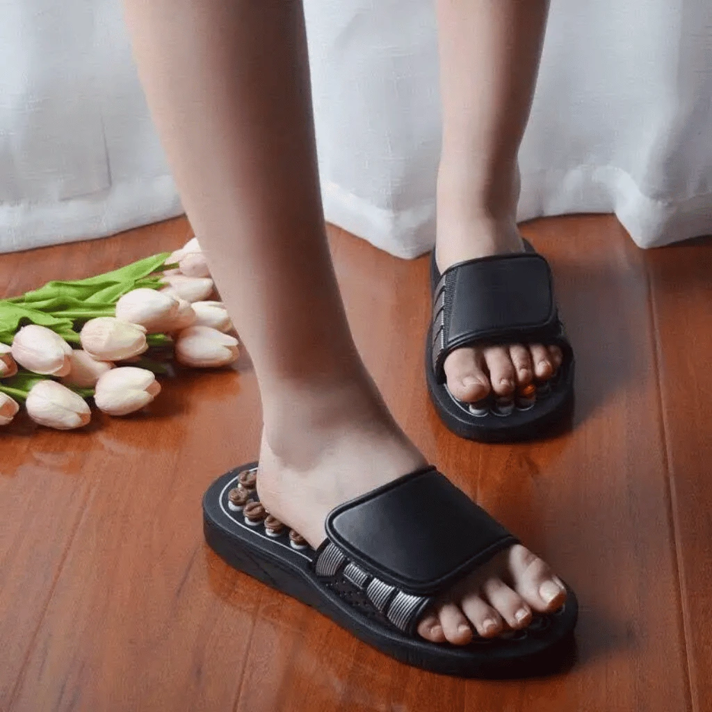 Slippers Foot Therapy Massage Slippers Acupuncture Points Non-Slip Reflexology Sandals