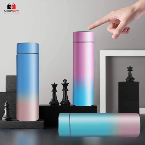 Smart Water Bottle with Led Temperature Display