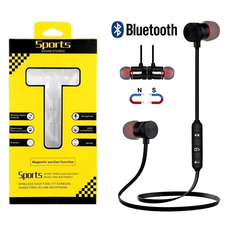 Sports Sound Stereo Wireless Bluetooth Headphones with Mic