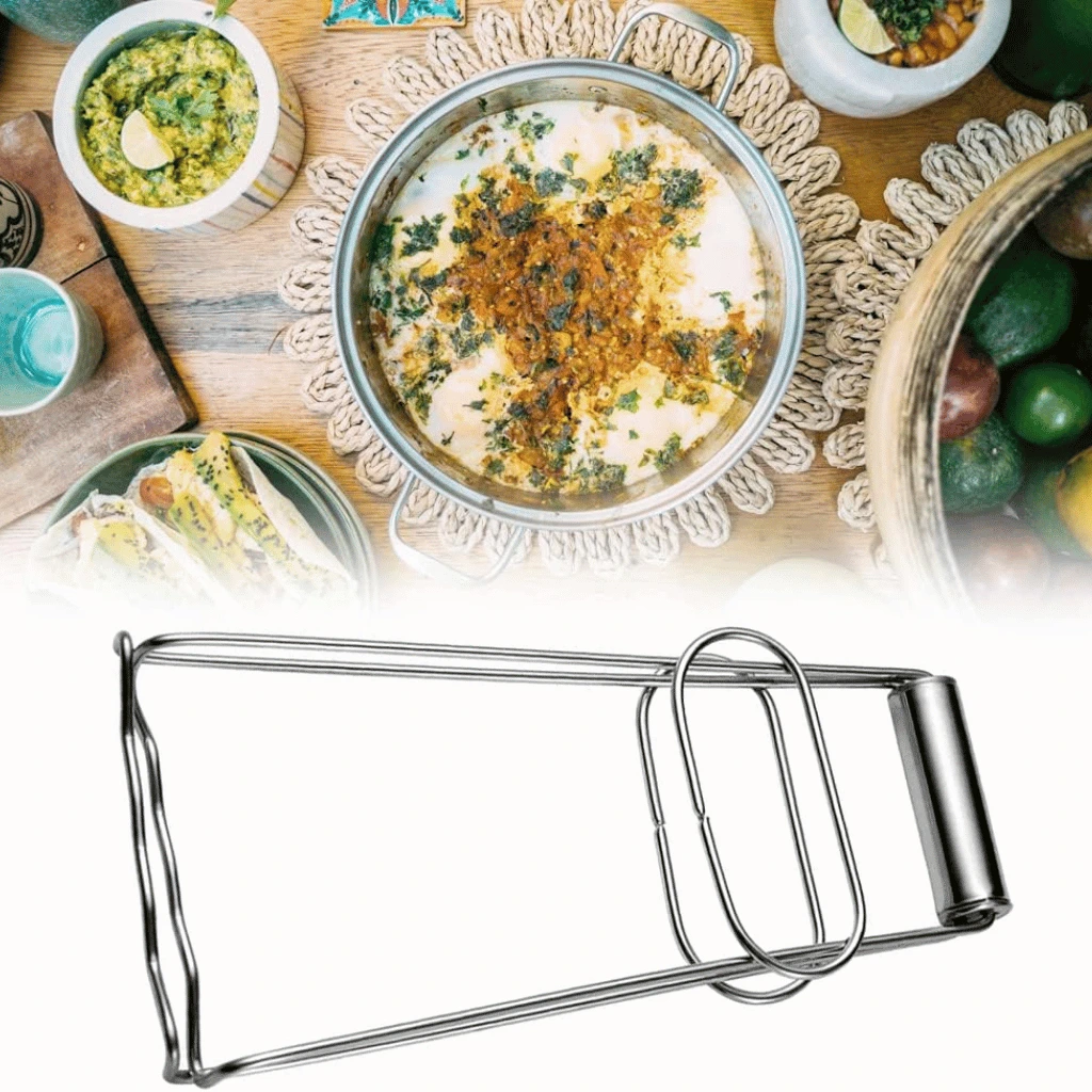 Stainless Steel Hot Bowl Clip Cooking Use | Durable Kitchen Tool