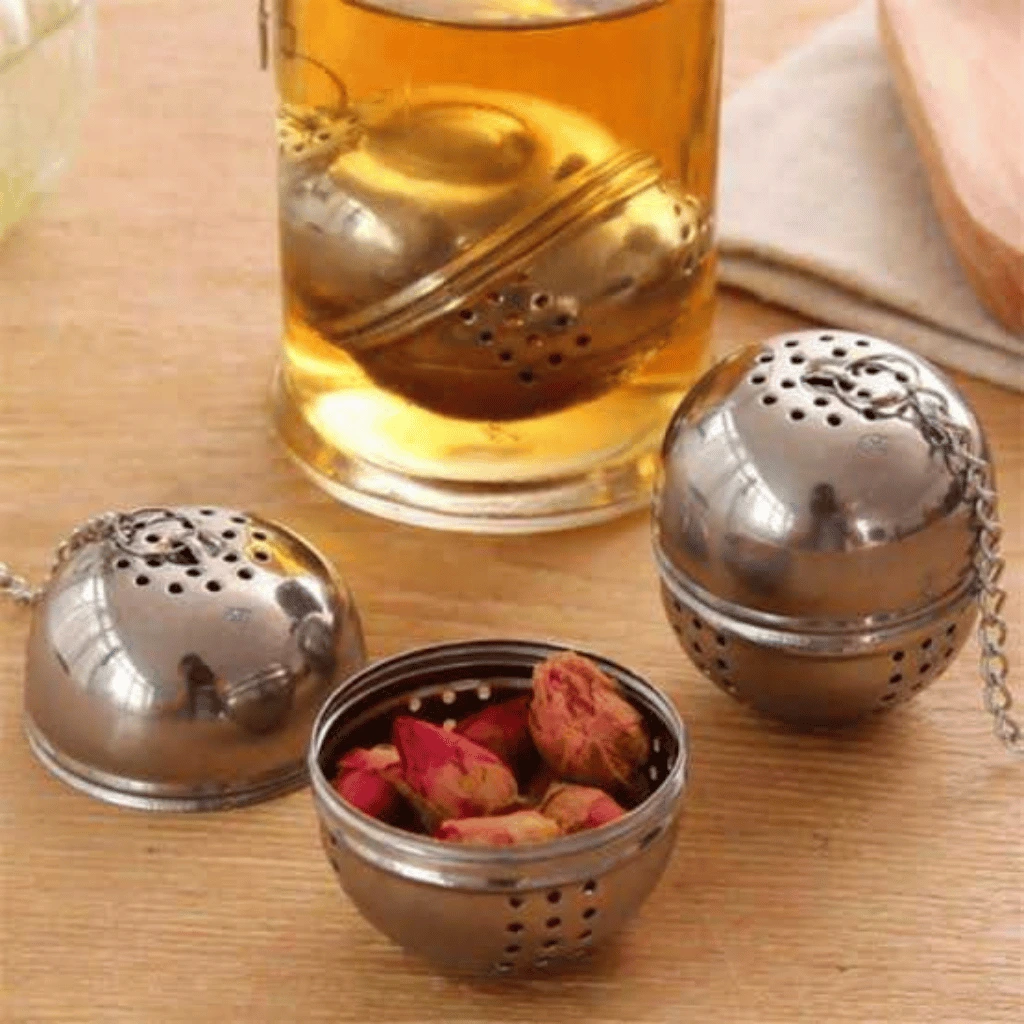 Stainless Steel Mesh Tea Ball Strainer Filter Infuser For Loose Leaf Tea