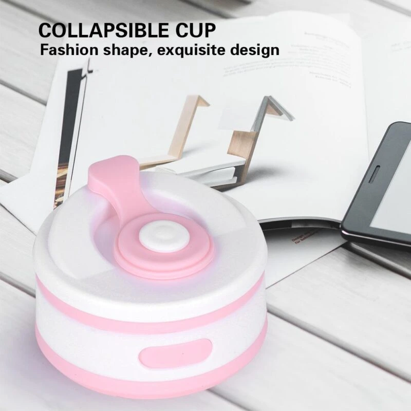 Stylish Collapsible Coffee Cup Silicone with Lid