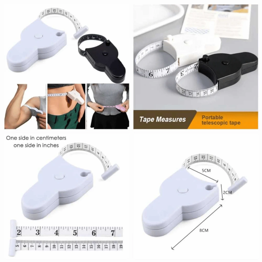 Telescopic Self-Measurement Tape – One-Handed Body Measuring Ruler