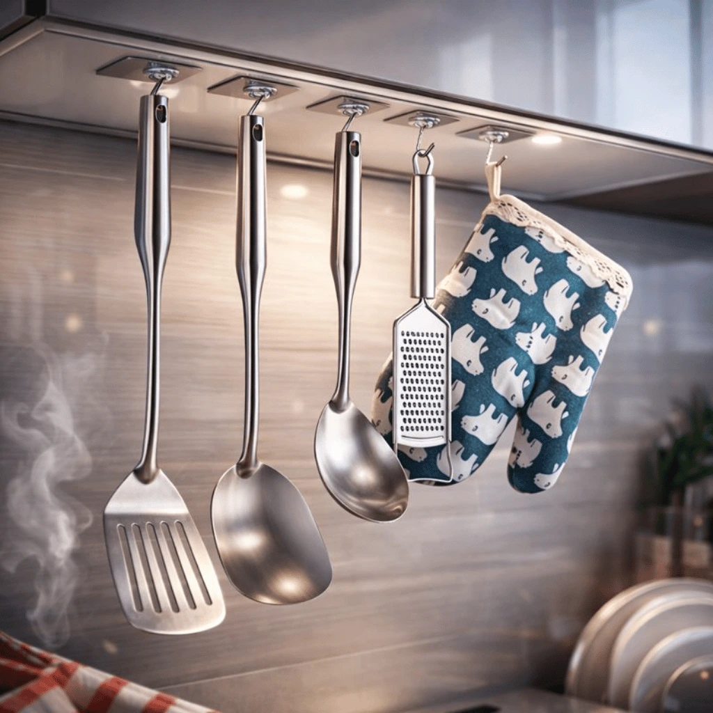 Transparent Self-Adhesive Wall Hooks