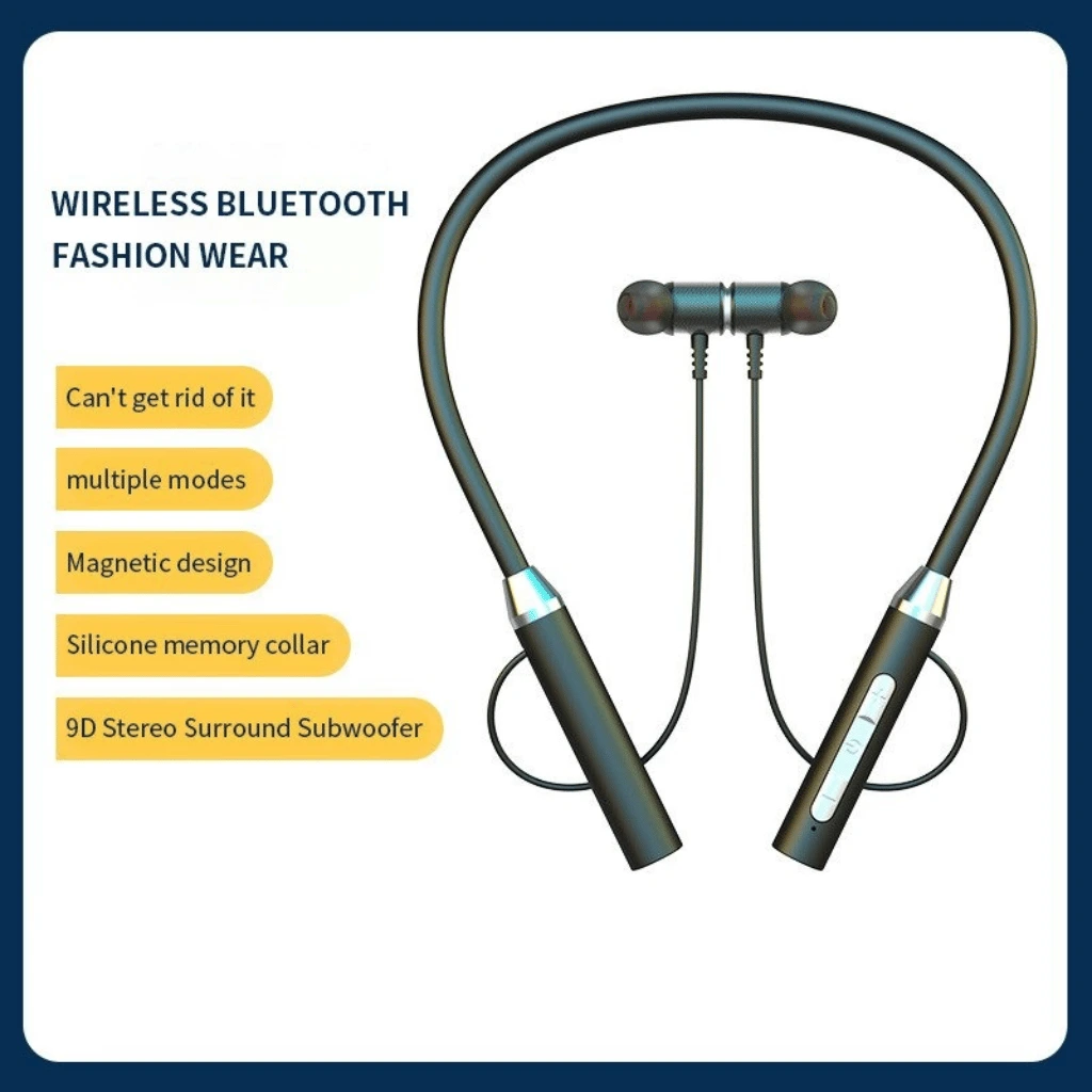 Universal Neckband Wireless Bluetooth Earphones | Long Battery Backup | Random Color