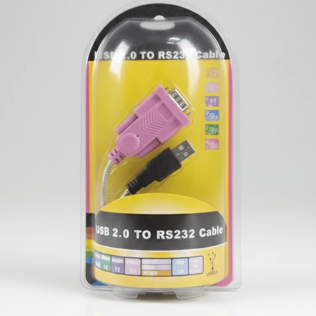 USB 2.0 Serial Db9 9 Pin Male Cable Pl-2303 Converter Adapter