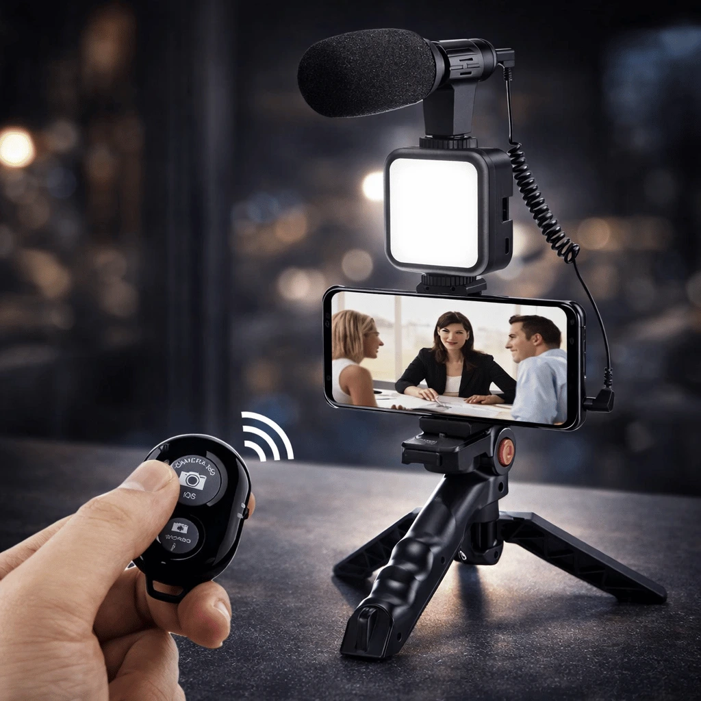 Video Making Smart Phone Vlogging Kit Tripod Video Making