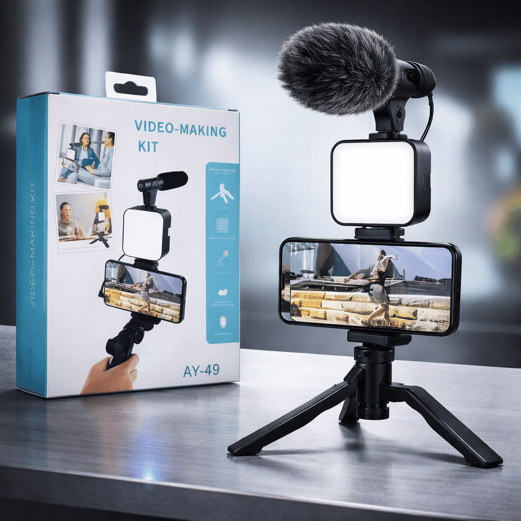 Video Making Smart Phone Vlogging Kit Tripod Video Making