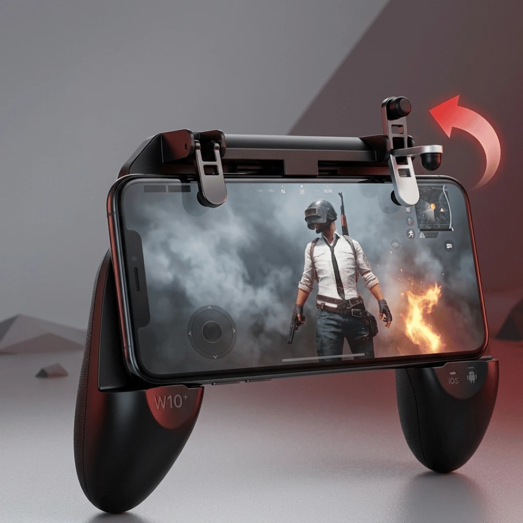 W10 Puge Game Mobile Stand Adjustable Desktop Phone Holder