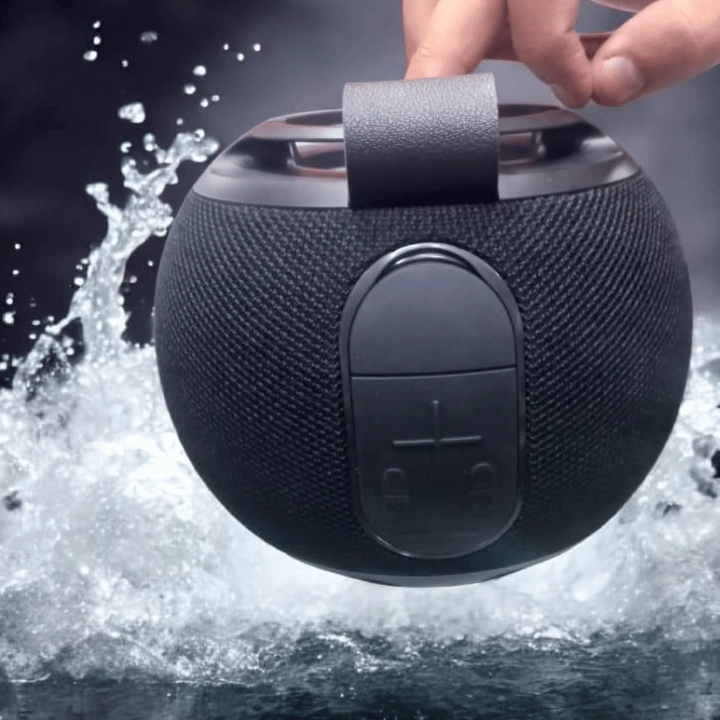 K Board Bluetooth Rechargeable Waterproof Speaker With LED Light