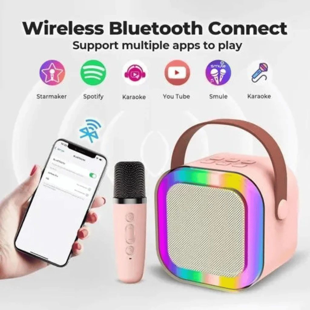 K12 Portable Speaker With Mic Wireless Bluetooth