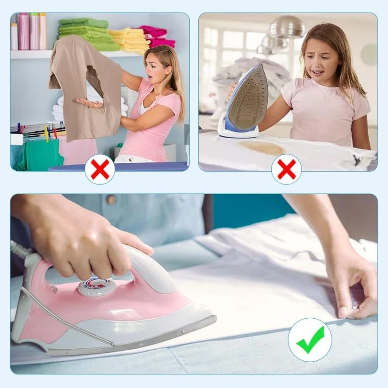 Teflon Iron Shoe Cover | Non-Stick Iron Soleplate Protector For Delicate Fabrics