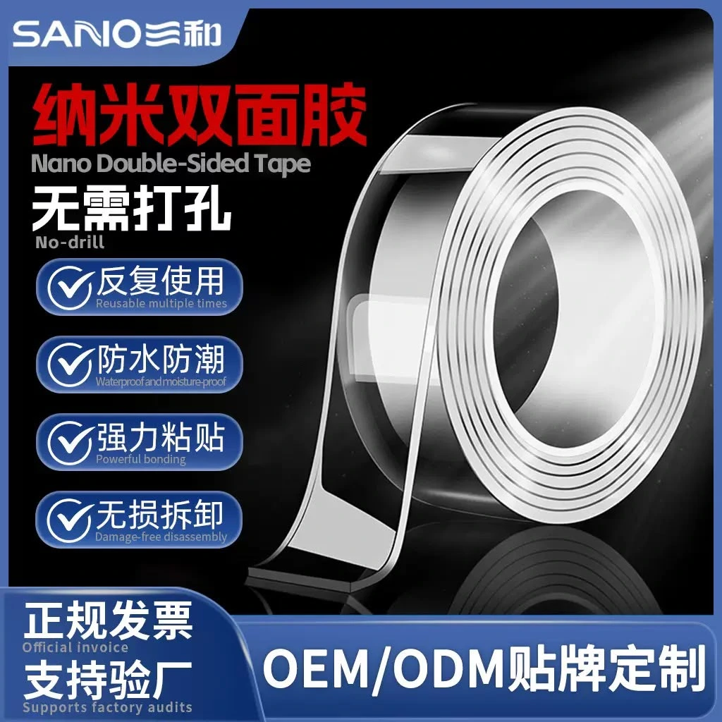 3 Meter Transparent Double Sided Nano Tape – Washable, Reusable & Removable Strong Adhesive Gel Tape