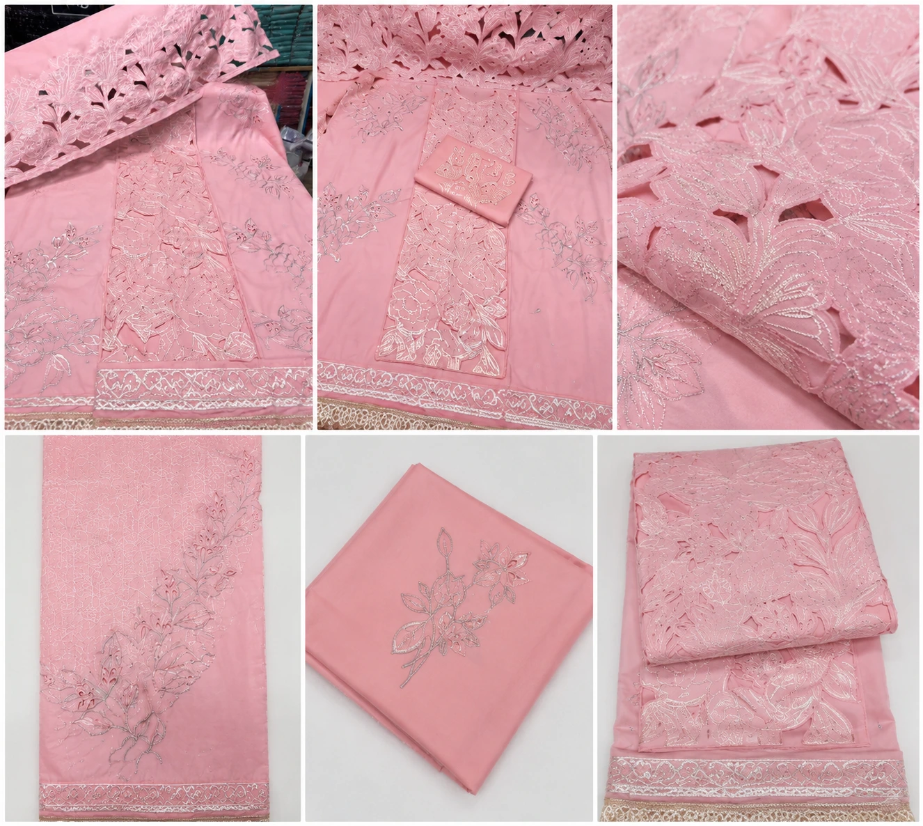 Pink Embroidered Winter 3 Piece Suit – Premium Collection