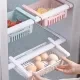 Pack Of 2 Adjustable Fridge & Kitchen Plastic Basket Food & Cutlery Storage Basket