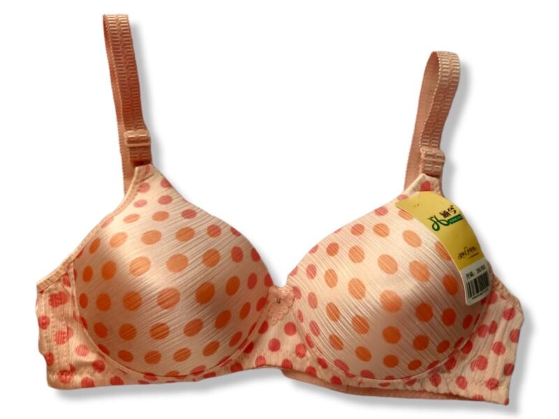 Silky Polka Dot Padid Bra