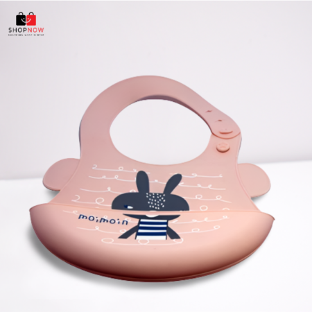 Baby Pure Silicone Plastic Waterproof Bib