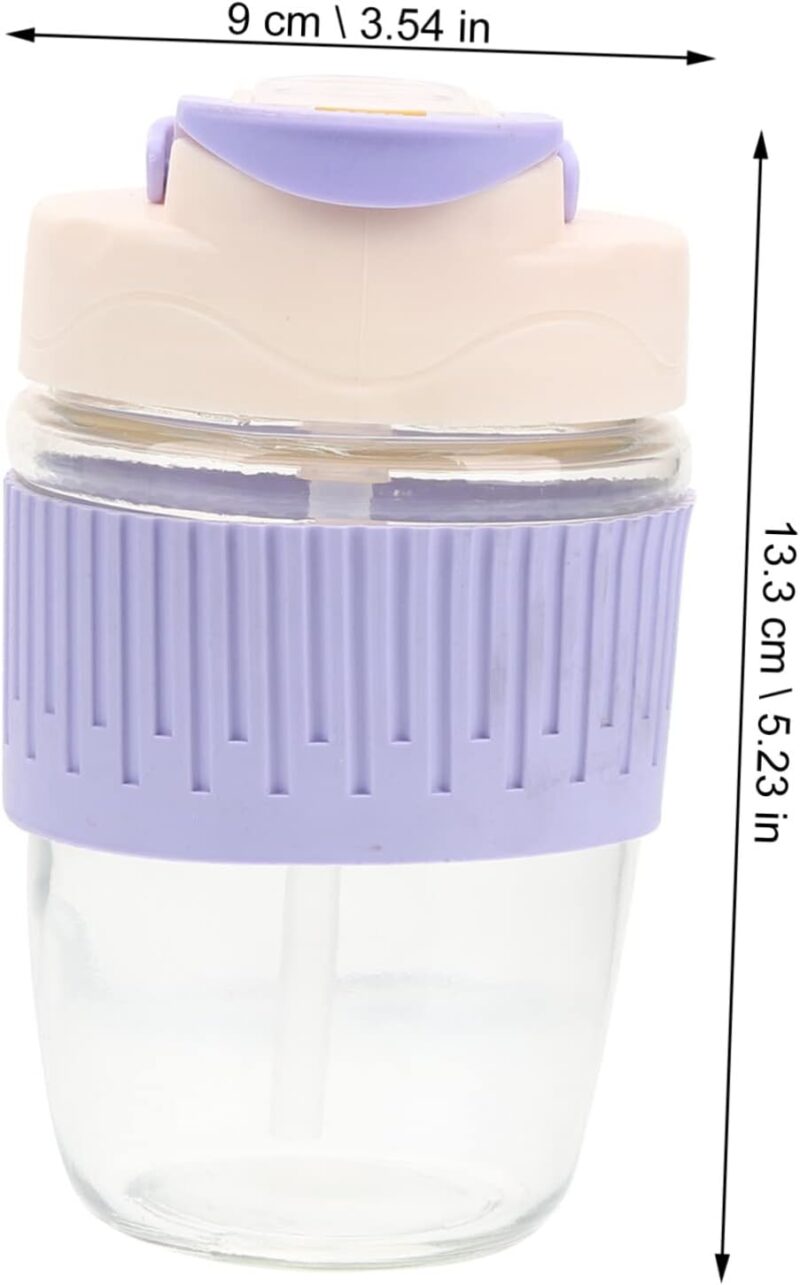 Dual Drinking Glass with Rubber Sleeve - Image 4