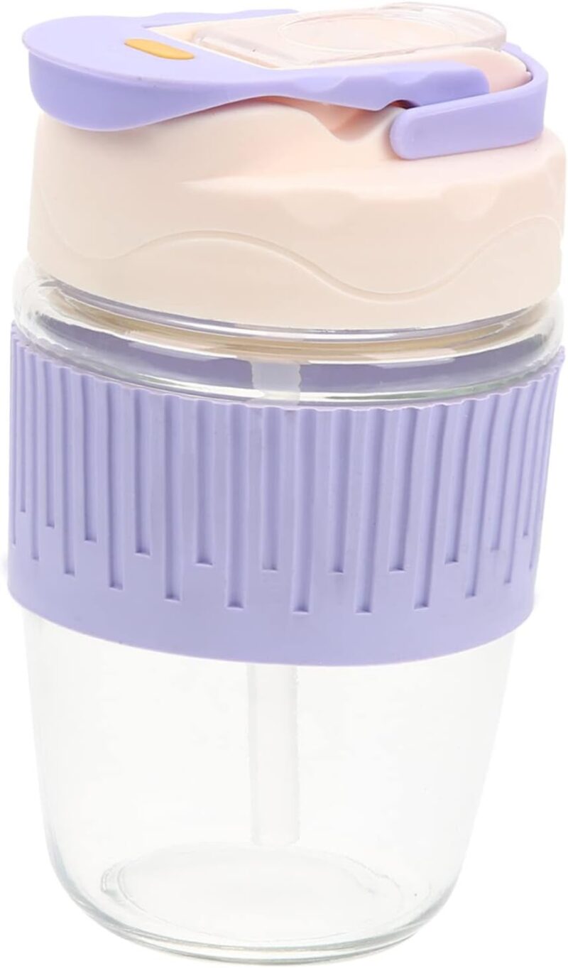 Dual Drinking Glass with Rubber Sleeve - Image 3